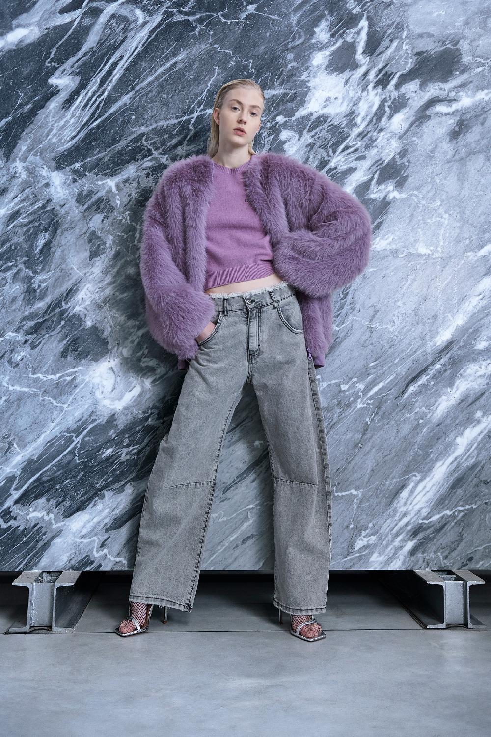 Soallure JEANS BALOON A VITA ALTA SFANGIATO Offerta