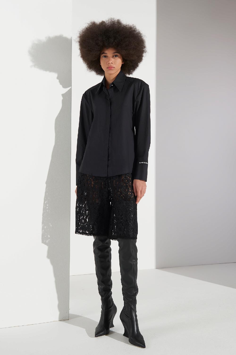 Soallure CAMICIA A CLESSIDRA IN COTONE In Linea