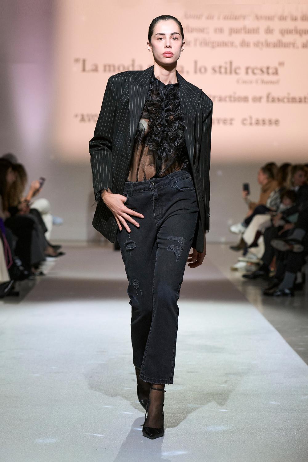Soallure CAMICIA ROUCHES ORGANZA Vendita