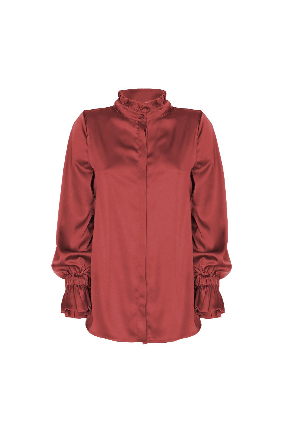 Soallure BLUSA CON ROUCHES Affare Del Giorno