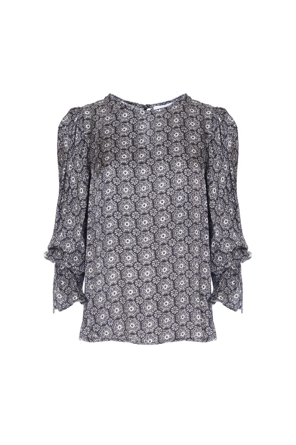 Soallure BLUSA MANICHE A SBUFFO RASO Prezzo Ridotto