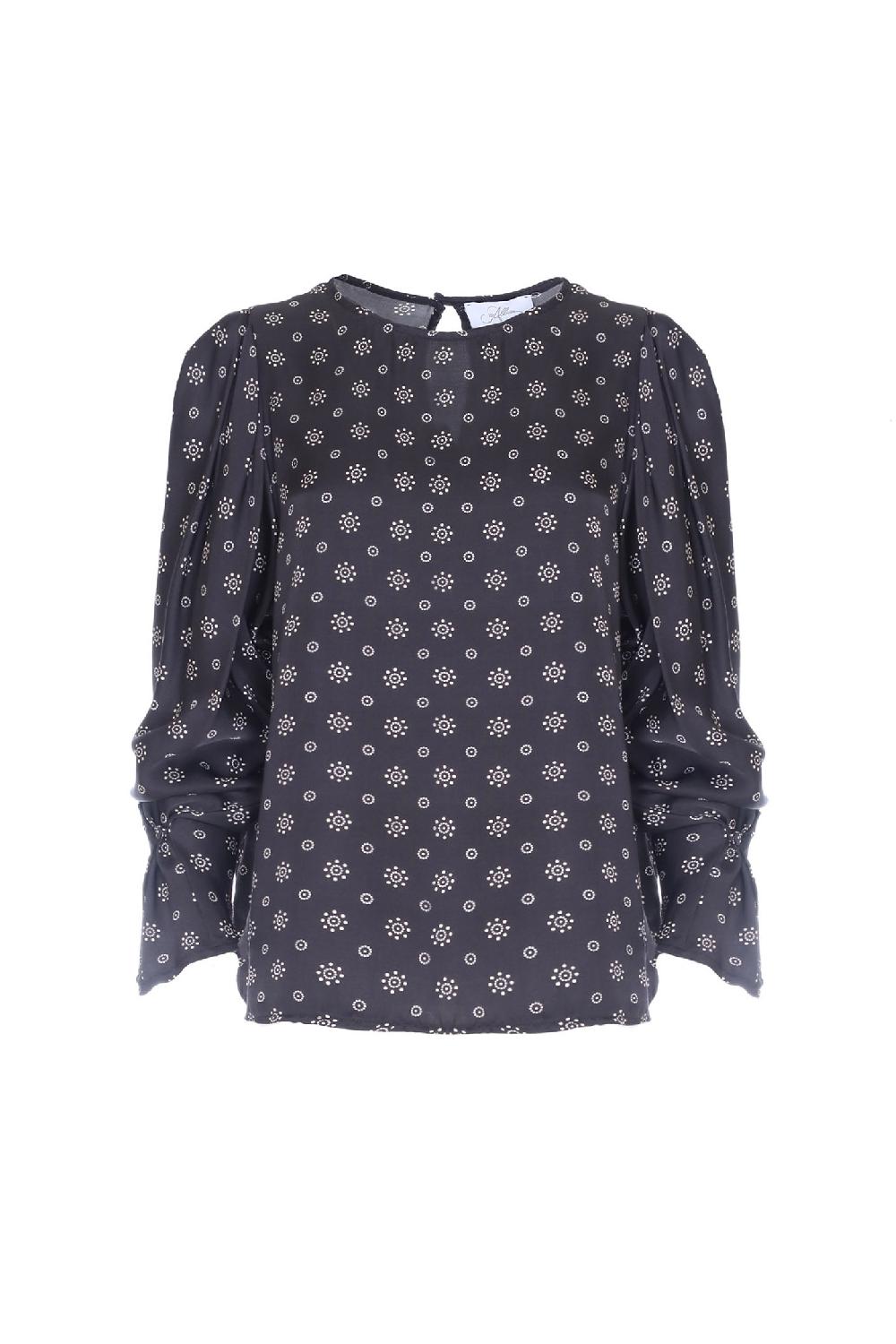 Soallure BLUSA MANICHE A SBUFFO RASO Prezzo Ridotto