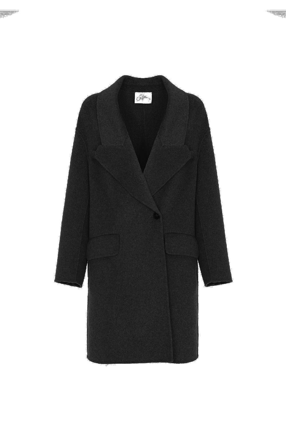 Soallure CAPPOTTO DOPPIO PETTO CON REVER A PUNTA TAGLIATA Vendite Flash