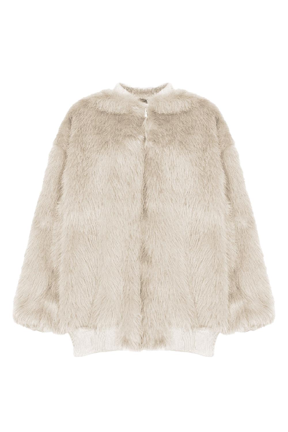 Soallure GIACCA BOMBER IN PELLICCIA SINTETICA Italia