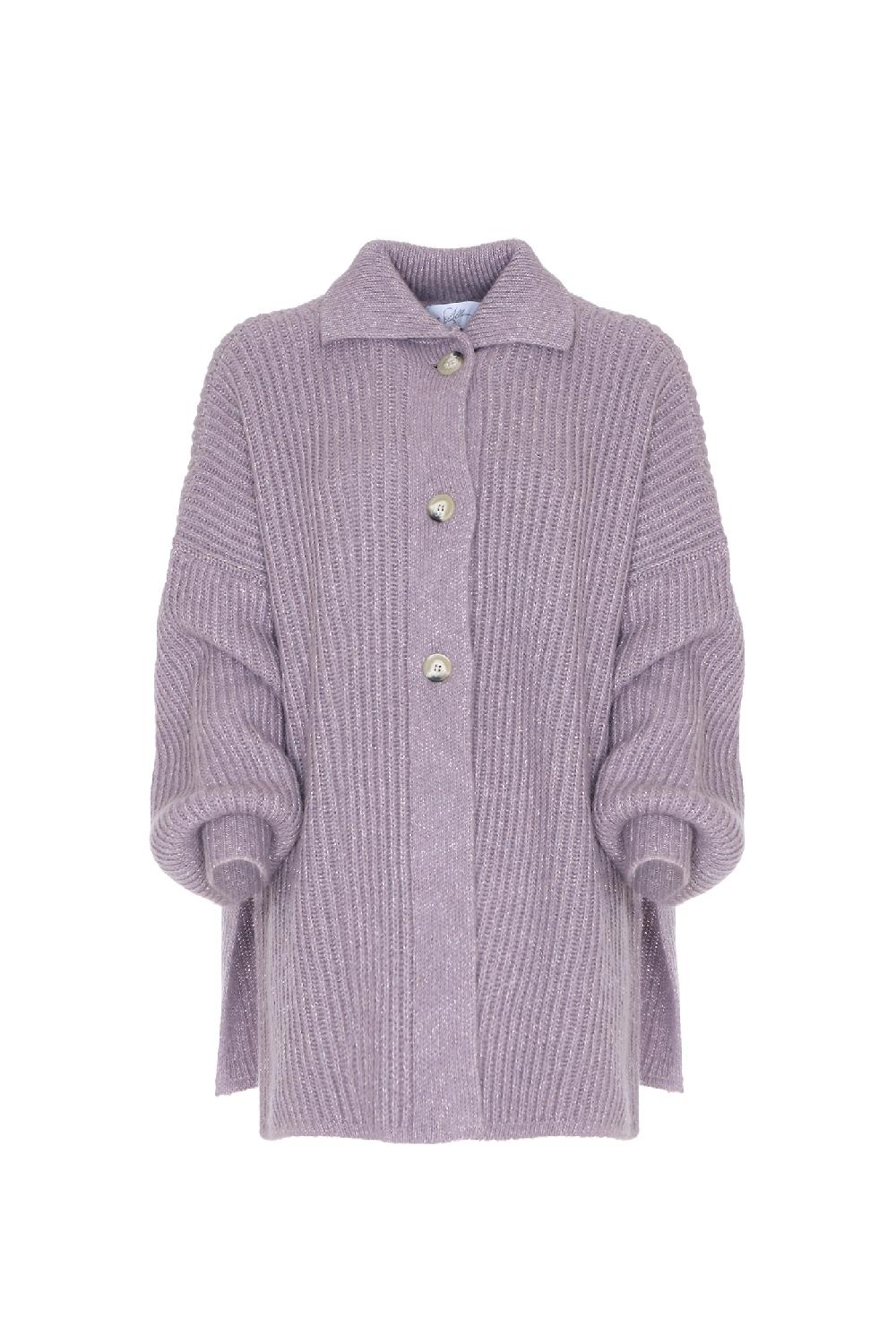 Soallure CARDIGAN OVER CON COLLETTO A POLO Promozione