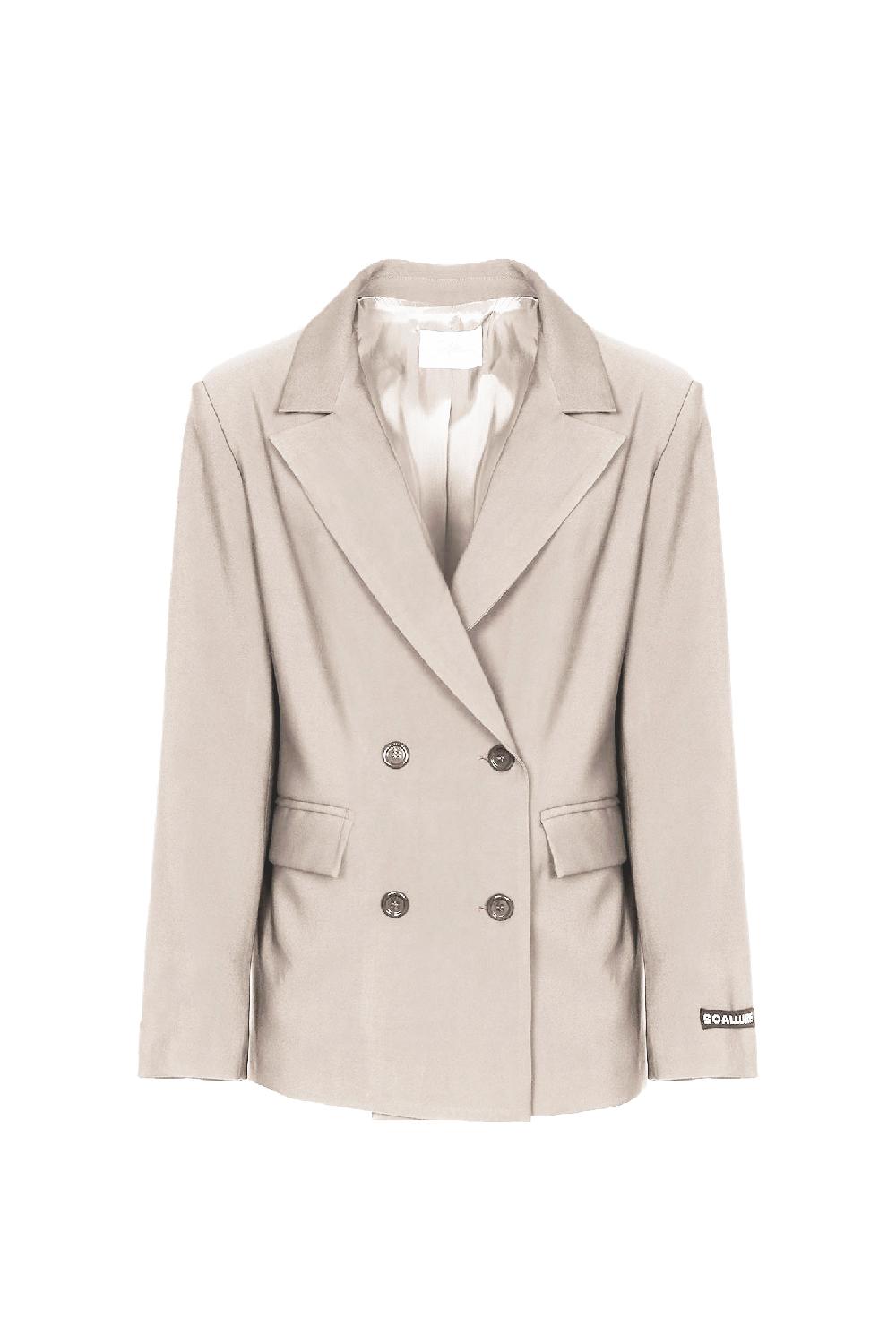 Soallure GIACCA DOPPIOPETTO IN TENCEL In Vendita
