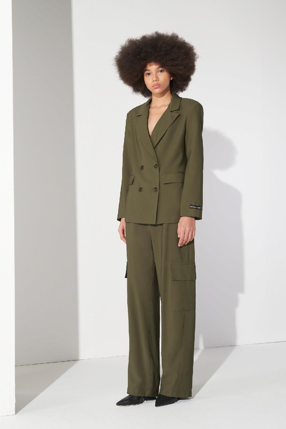 Soallure PANTALONE CARGO TENCEL Italia