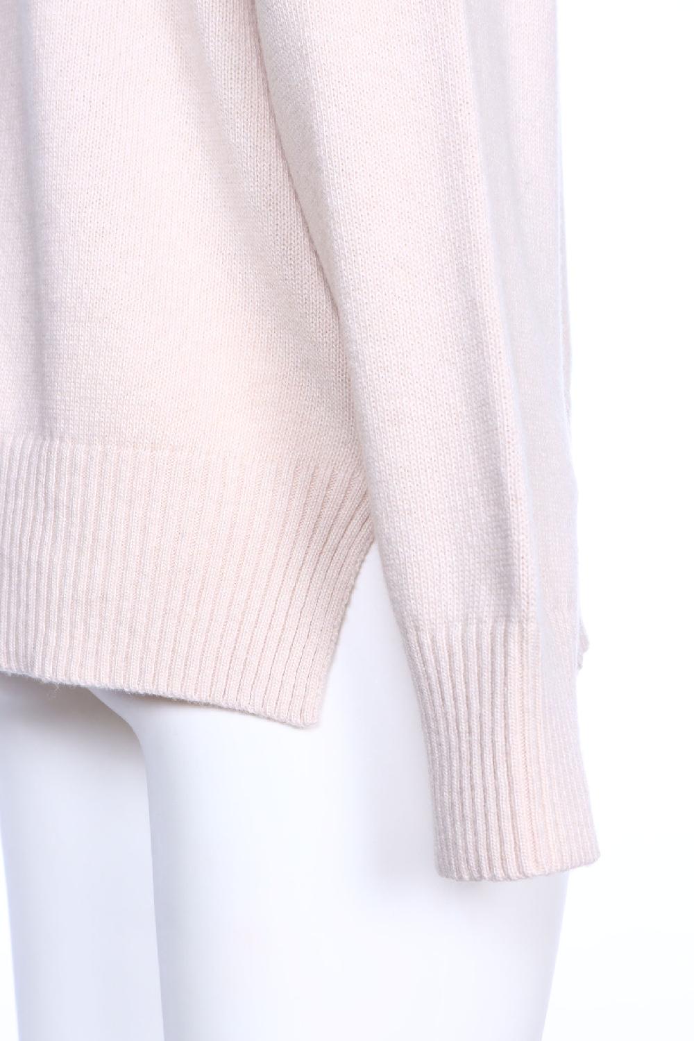 Soallure MAGLIA BOXY COLLO A V IN MISTO CASHMERE Promozione