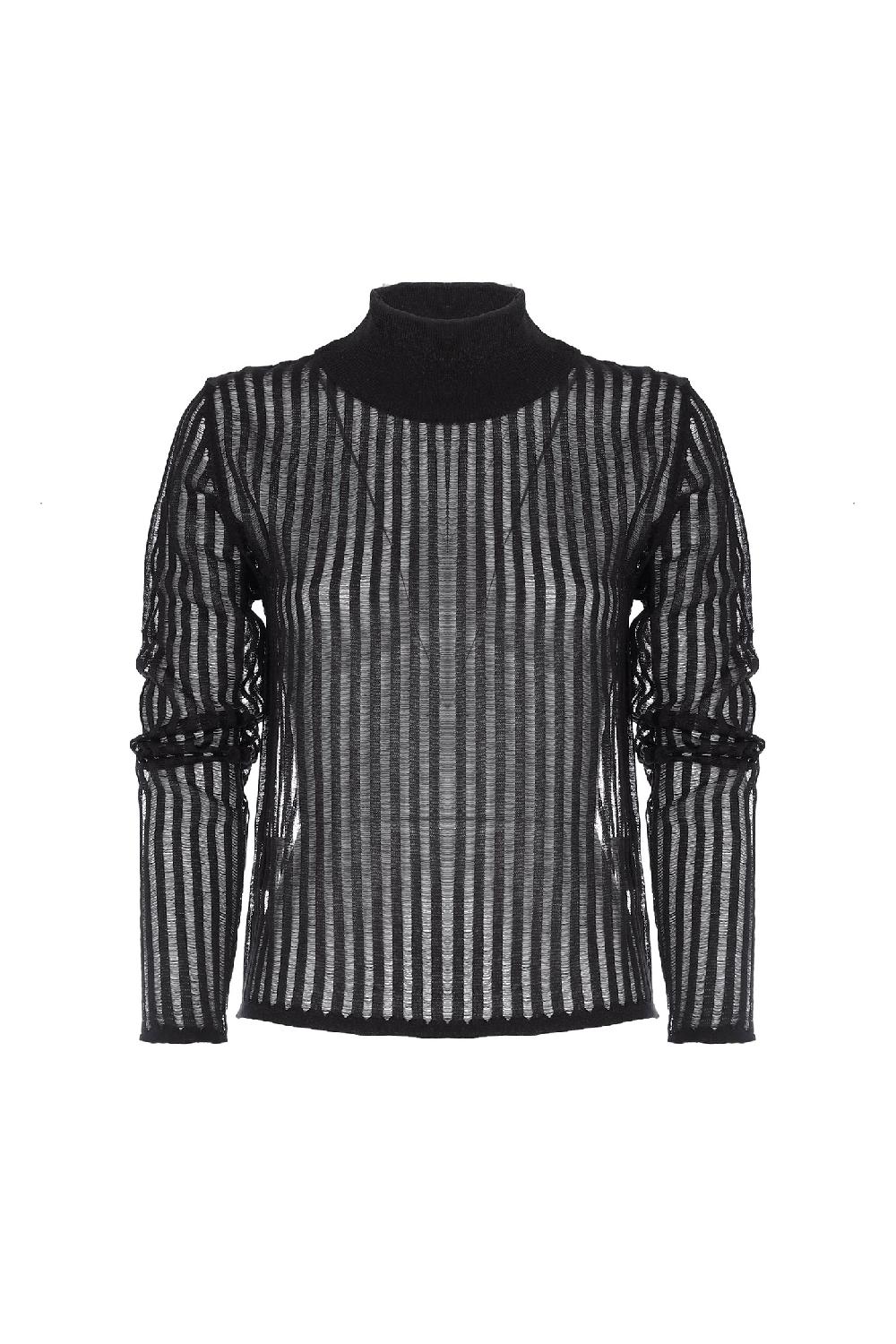 Soallure MAGLIA LUPETTO RIGHE Consegna Veloce