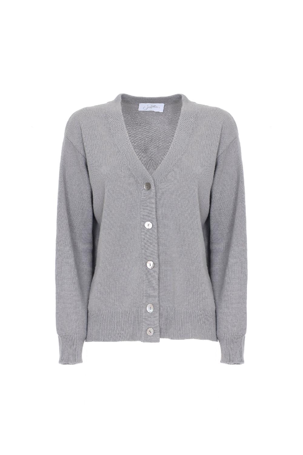 Soallure CARDIGAN BOTTONE GIOIELLO MISTO CACHEMIRE Prezzo Ridotto