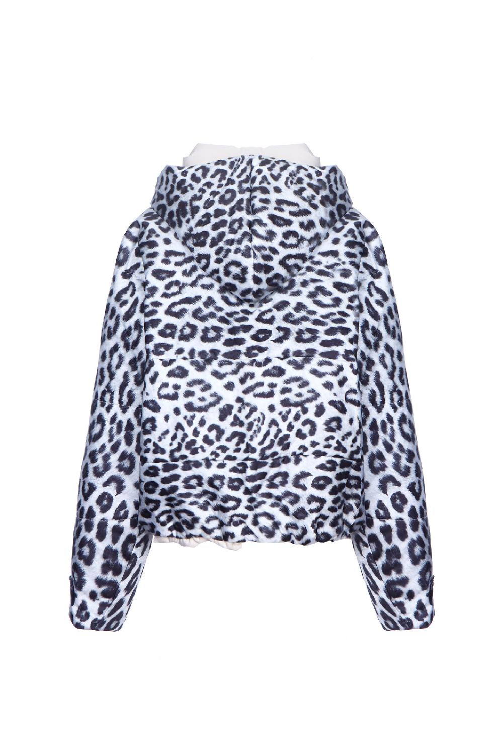 Soallure PIUMINO CON CAPPUCCIO FANTASIA LEOPARDATA Presa
