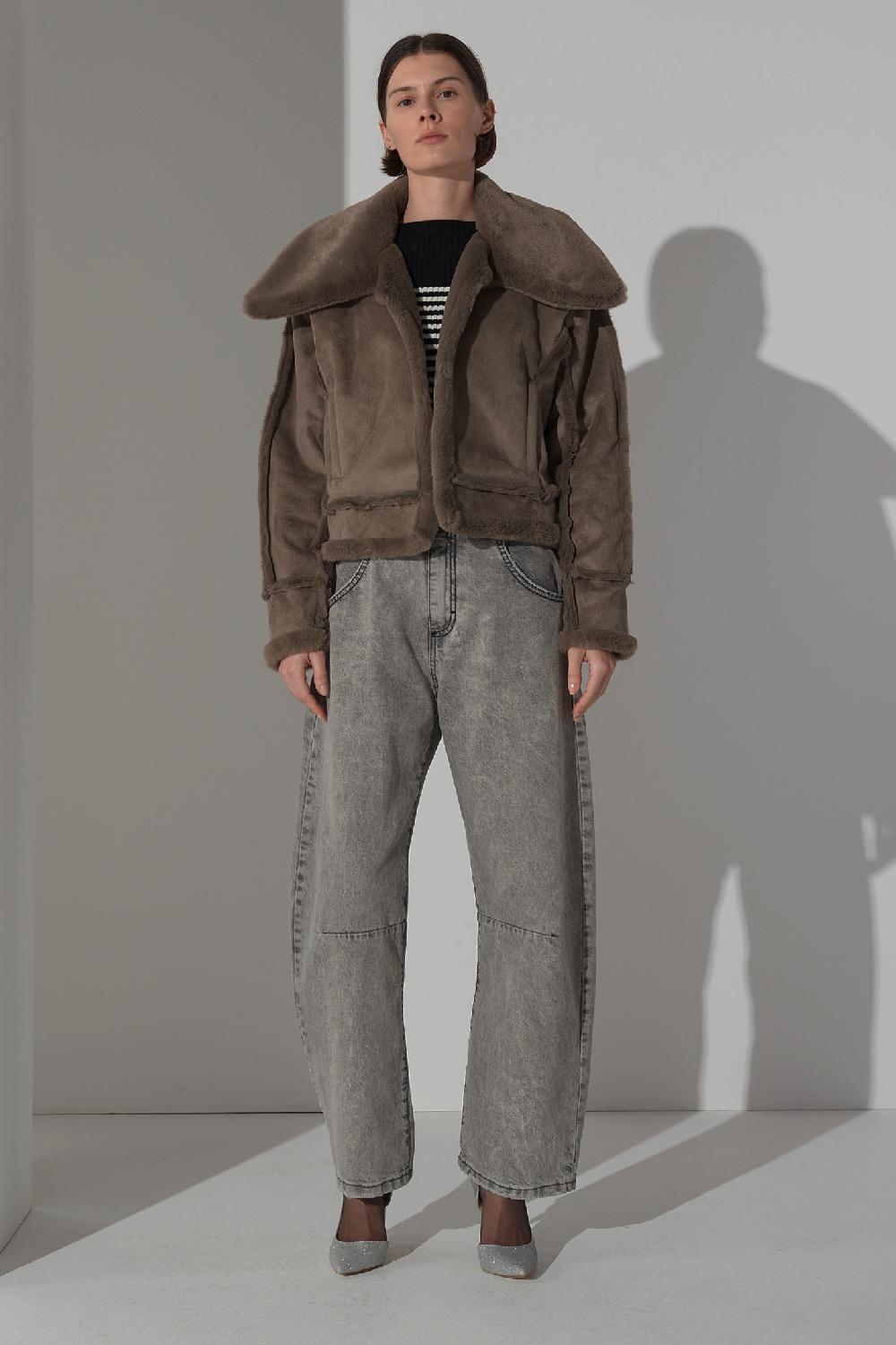 Soallure MAGLIA SLIM A COSTE E RIGHE Saldi Di Fabbrica