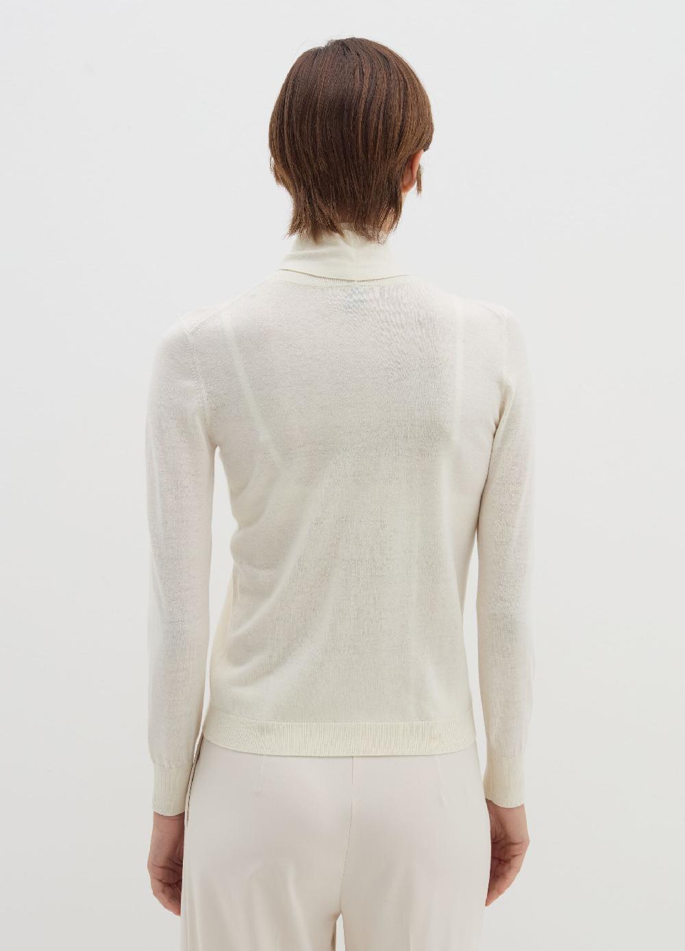 ﻿Stefanel Maglia a collo alto con foulard Italia