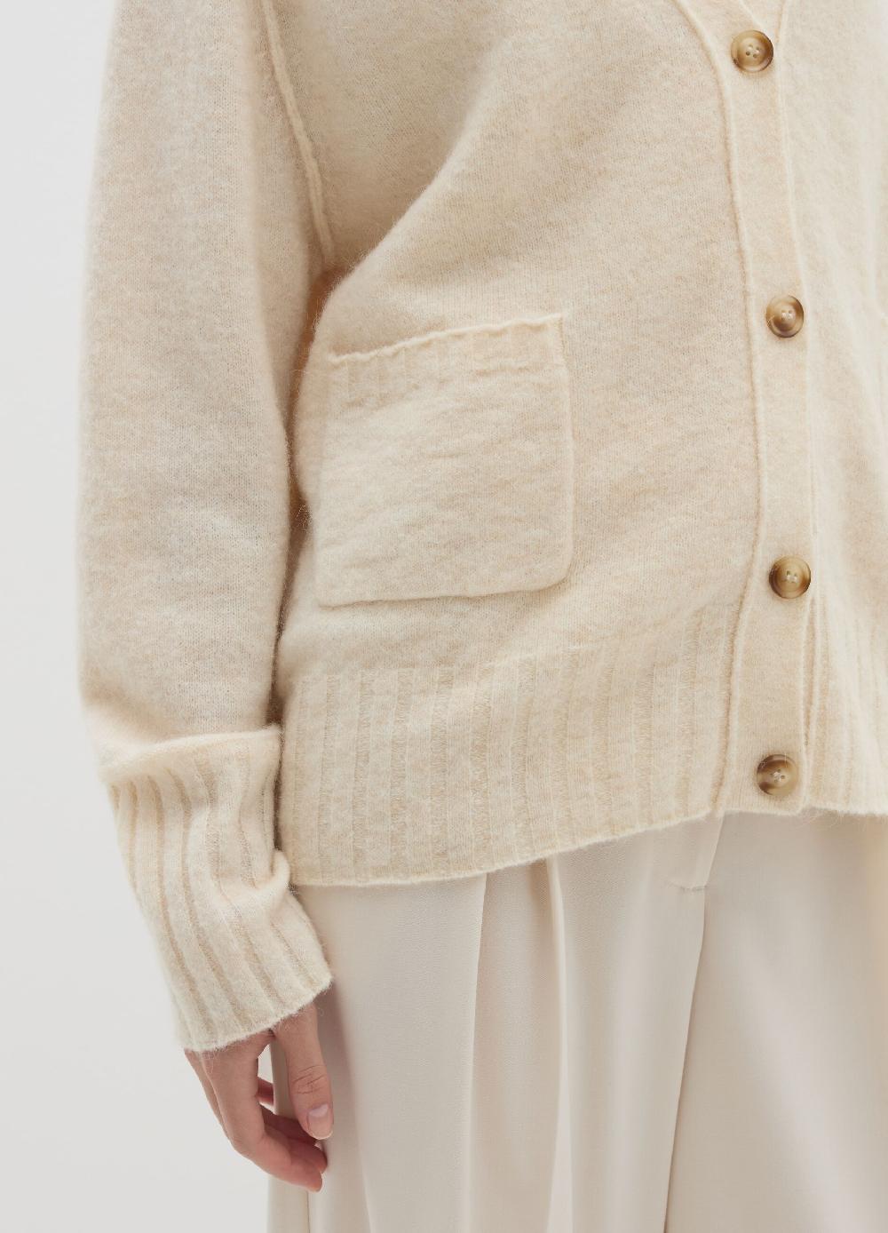 Stefanel Cardigan in misto lana e alpaca con scollo a V Nuovo