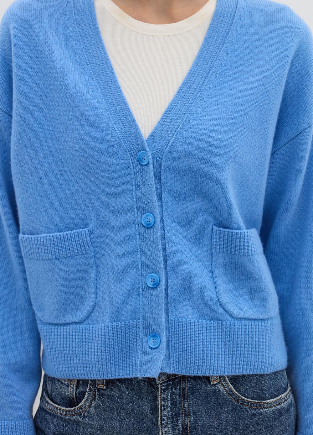 Stefanel Cardigan in lana e cashmere con scollo a V Qualità
