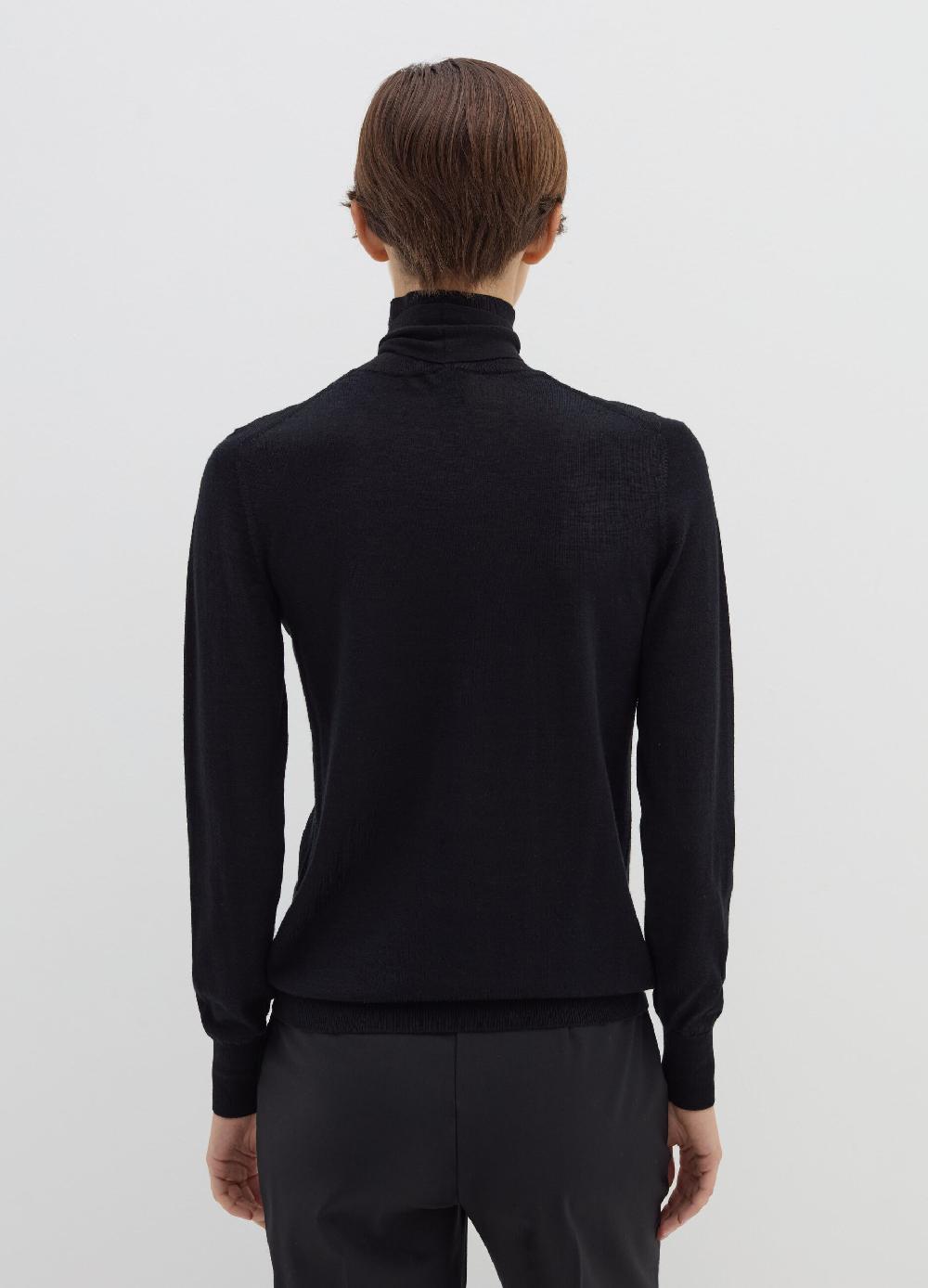 Stefanel Maglia a collo alto con foulard Promozione