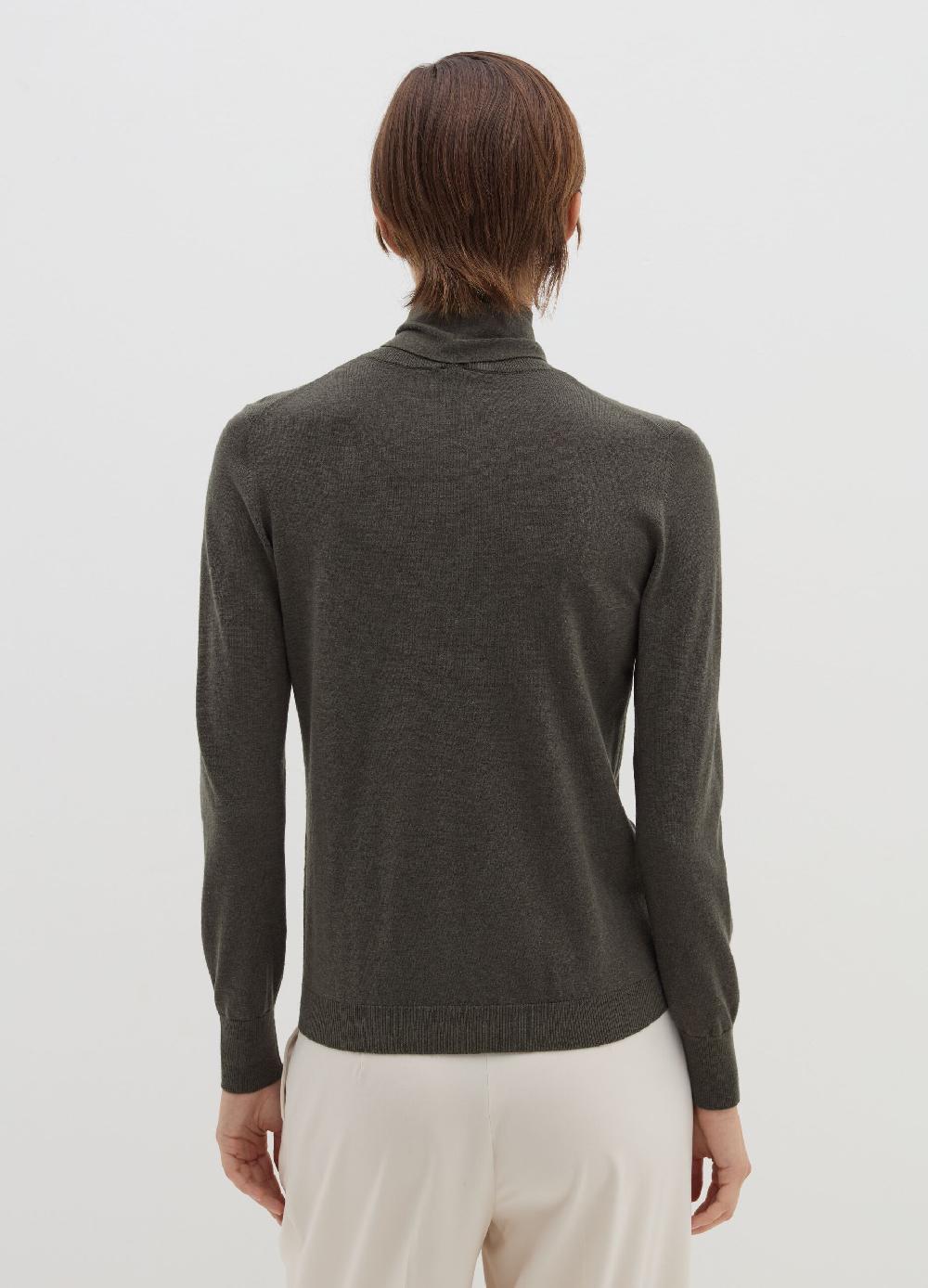 Stefanel Maglia a collo alto con foulard Spedizione Gratuita