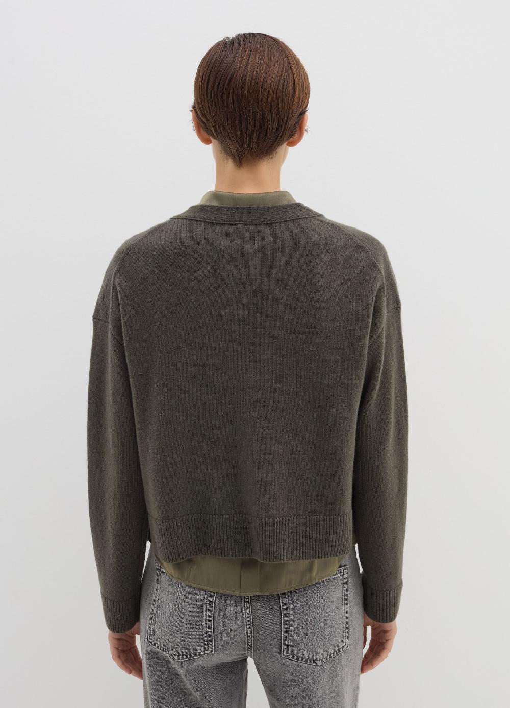 Stefanel Cardigan in lana e cashmere con scollo a V Pezzi Unici