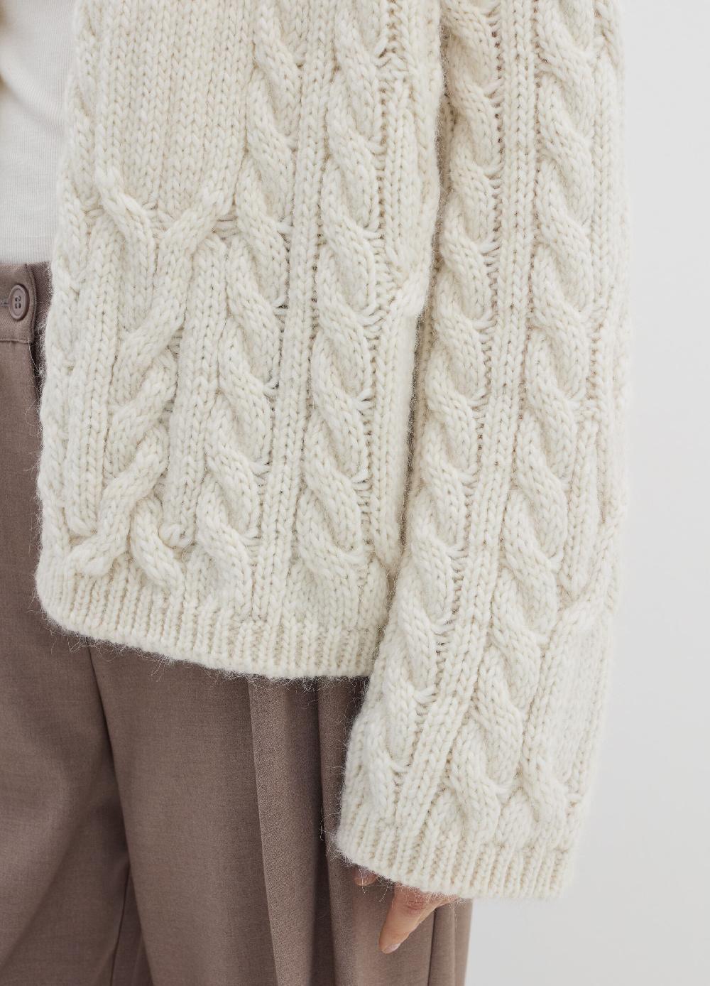 Stefanel Cardigan aperto in stoppino a trecce Soddisfazione Garantita