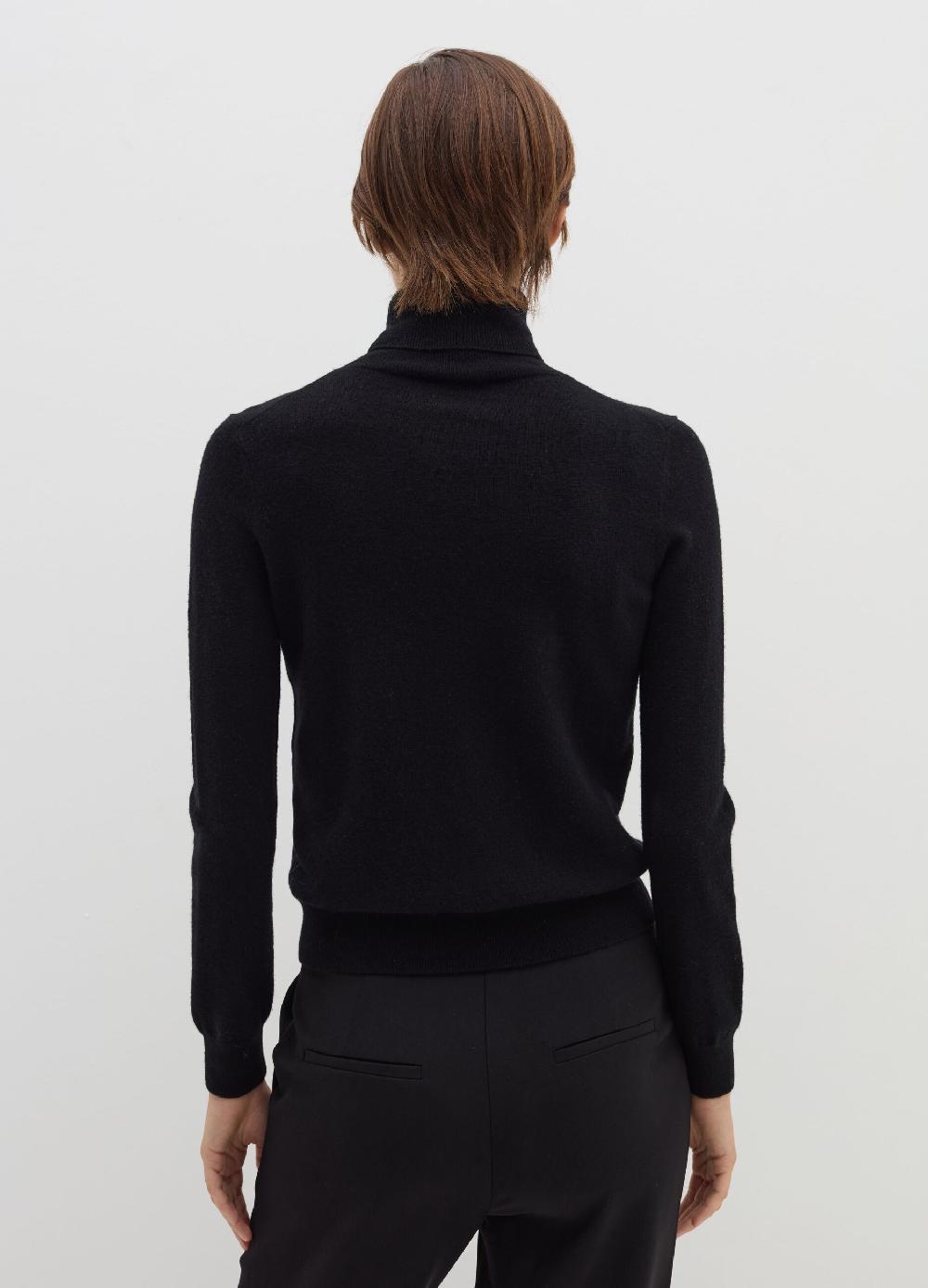 Stefanel Pullover in lana cardata a collo alto Acquista Ora