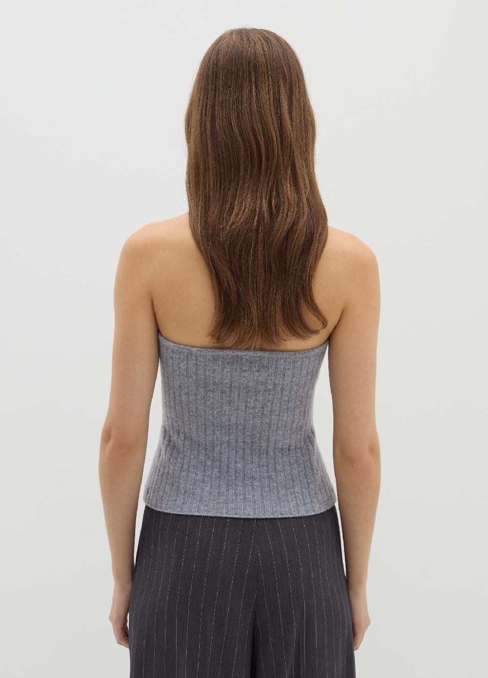 Stefanel Top a fascia in lana cardata Sottocosto