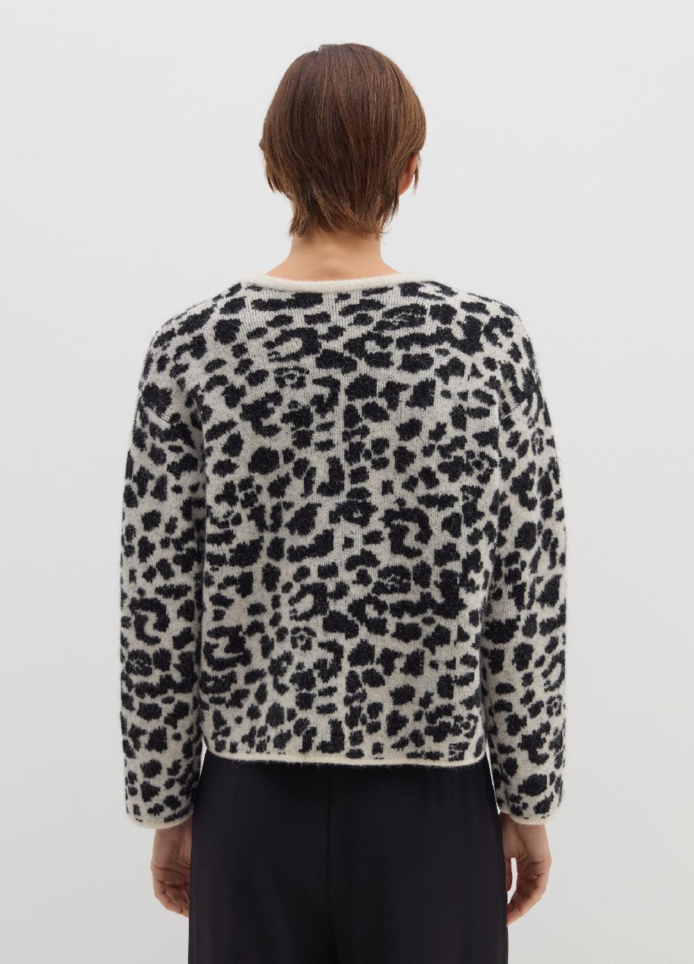 Stefanel Pullover con disegno jacquard animalier Convenienza