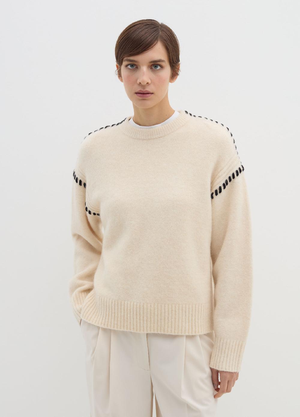 Stefanel Pullover con dettagli a contrasto Novità