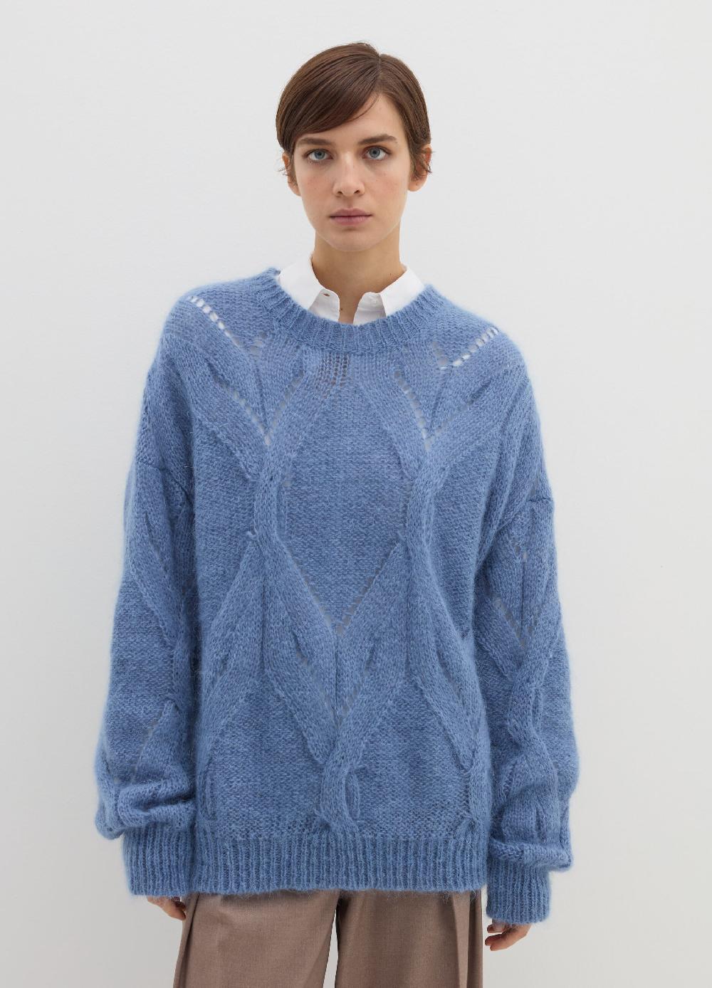 Stefanel Pullover oversize tricot con lurex Economico