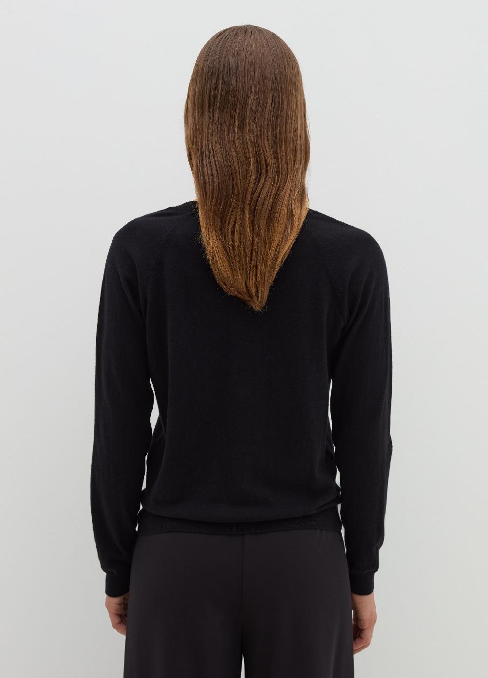 Stefanel Pullover in lana cotone e cashmere scollo a V Presa