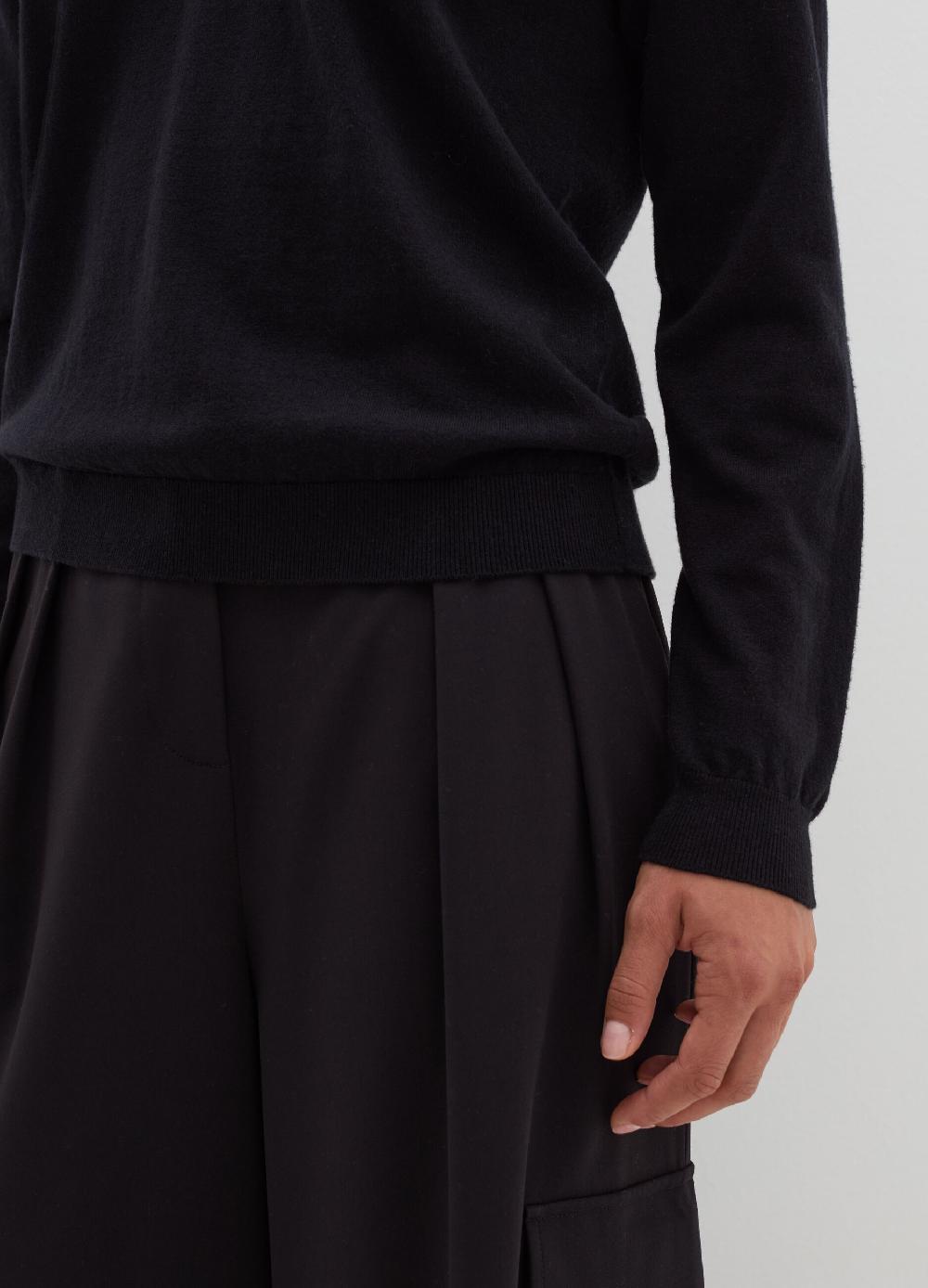 Stefanel Pullover in lana cotone e cashmere scollo a V Presa