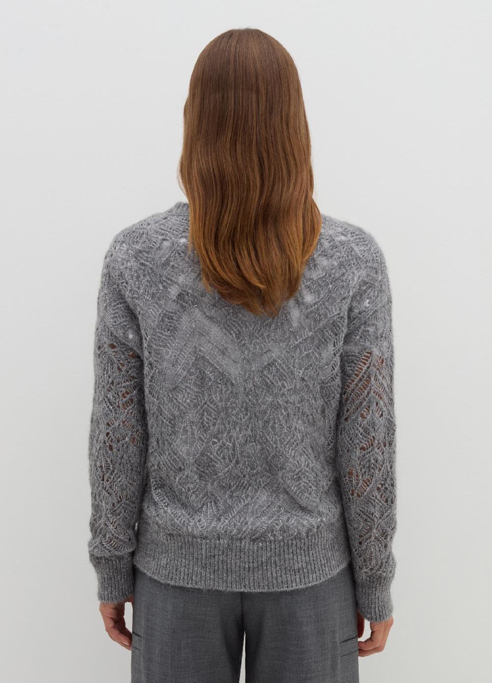 Stefanel Pullover traforato con lurex Economico