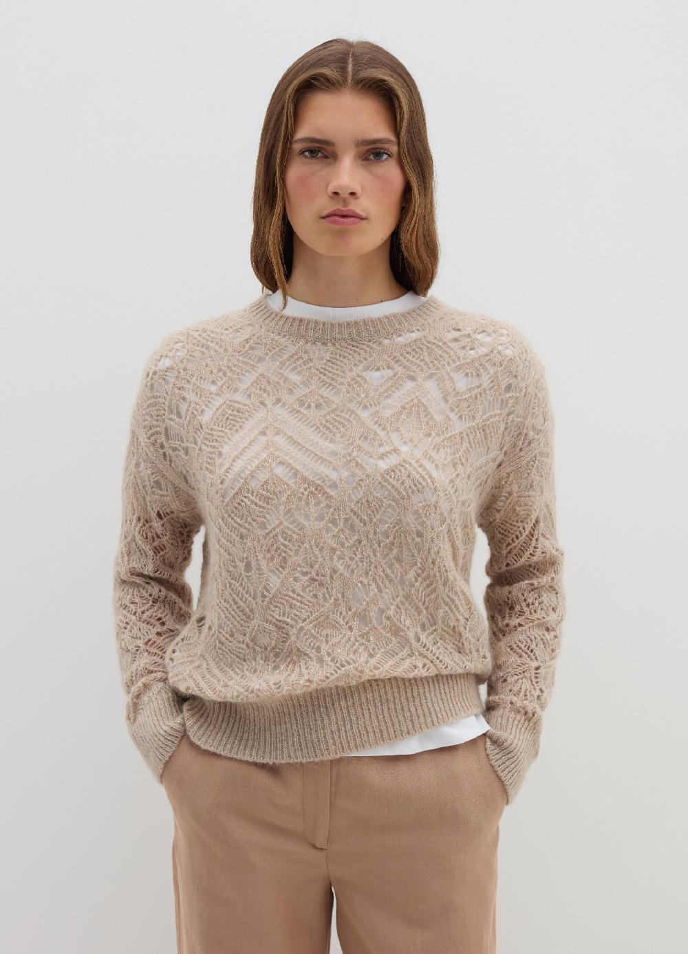 Stefanel Pullover traforato con lurex Online