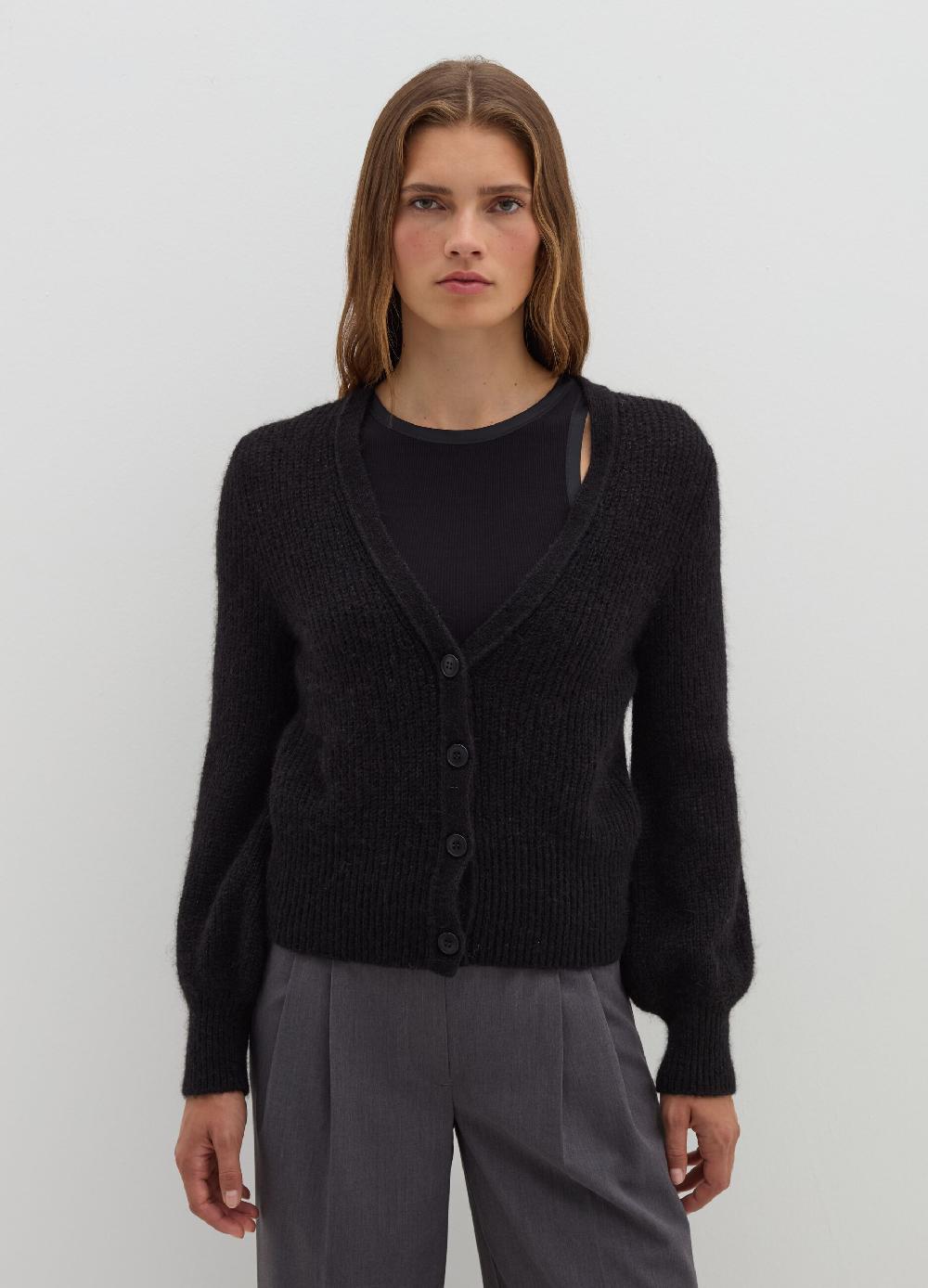Stefanel Cardigan in lurex con scollo a V Outlet