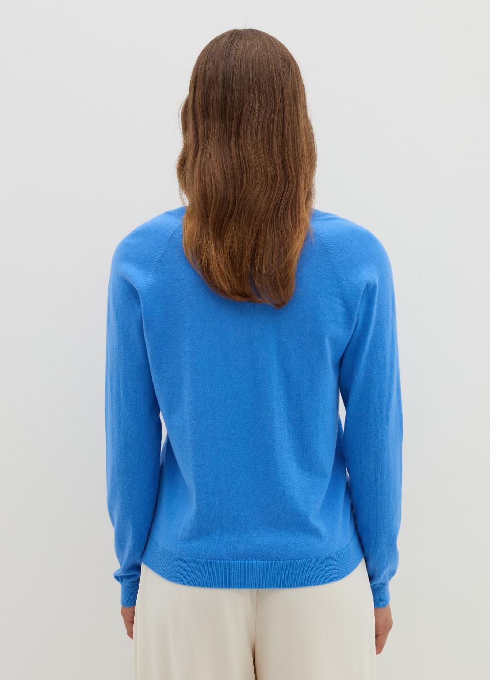 Stefanel Pullover in lana cotone e cashmere scollo a V In Saldo