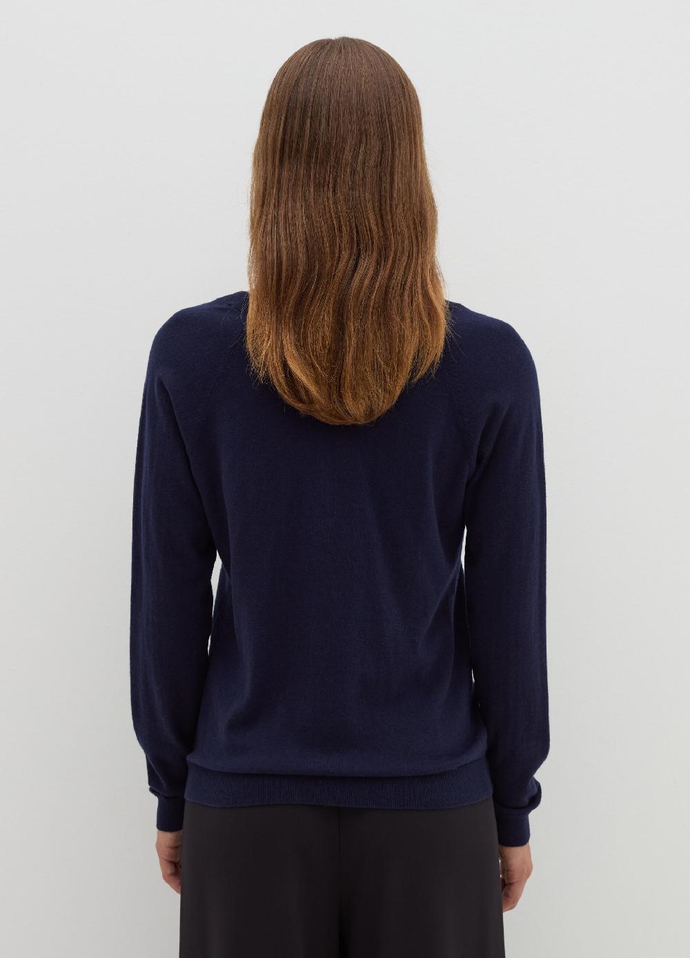 Stefanel Pullover in lana cotone e cashmere scollo a V Nuova