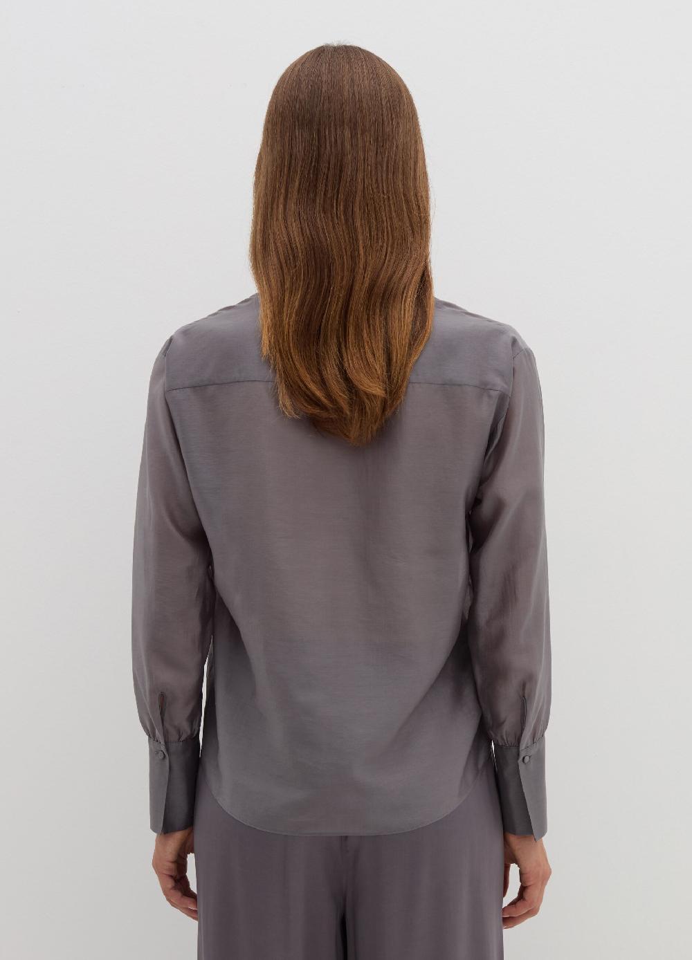Stefanel Blusa in Tencel muslin con fiocco Promozione