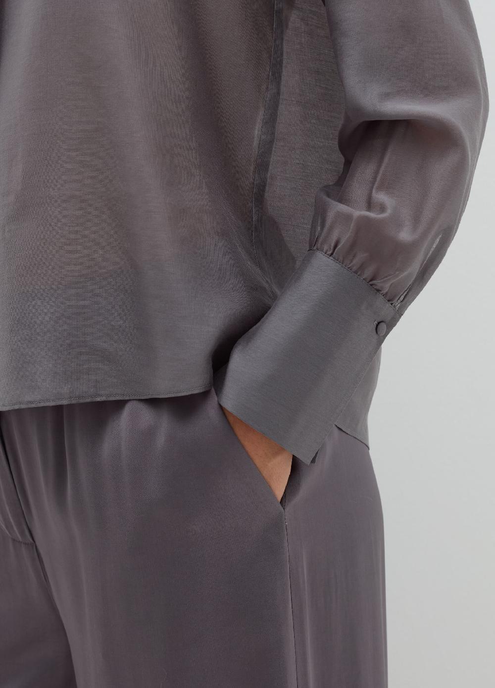 Stefanel Blusa in Tencel muslin con fiocco Promozione