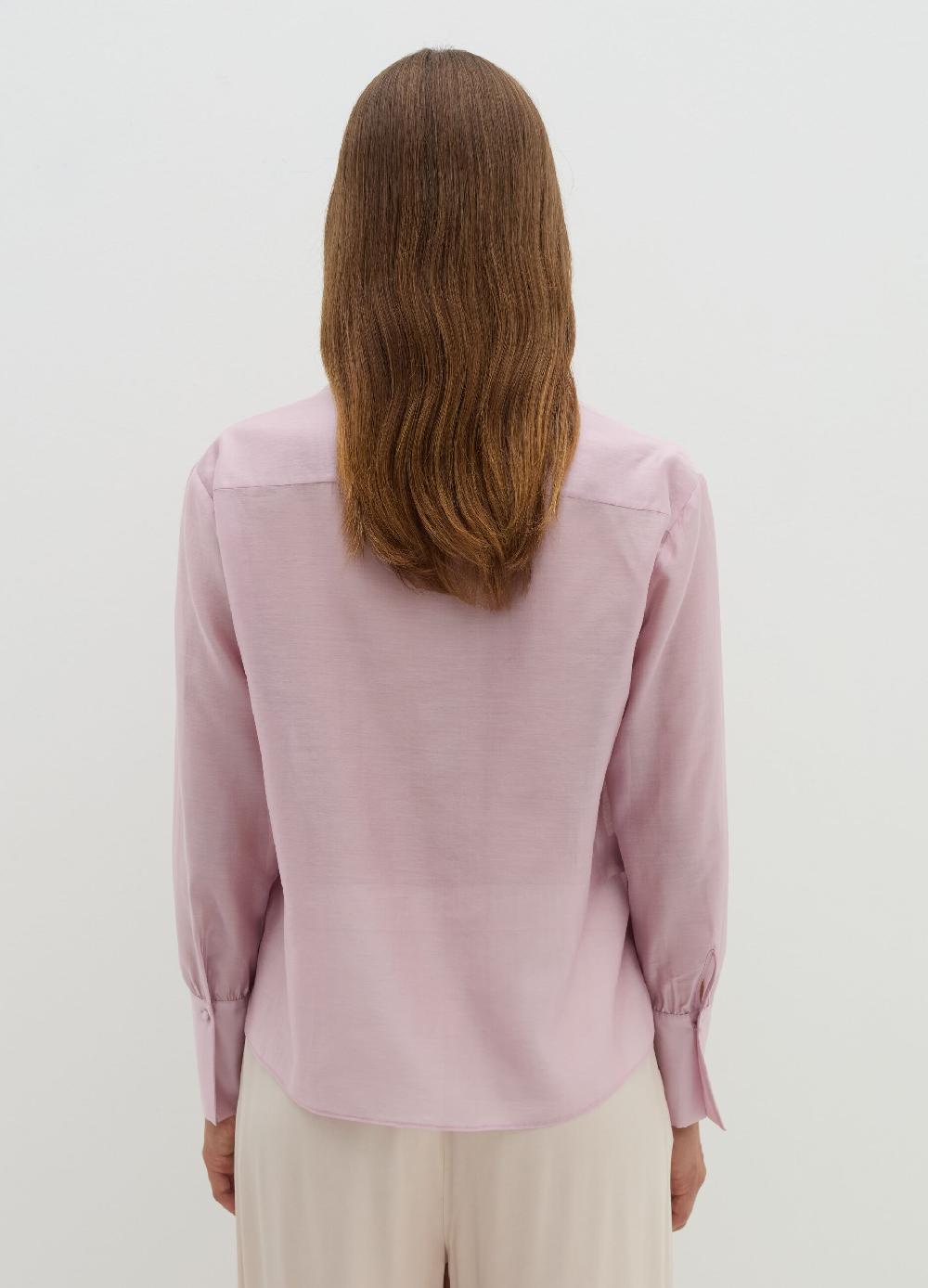 Stefanel Blusa in Tencel muslin con fiocco Vendita