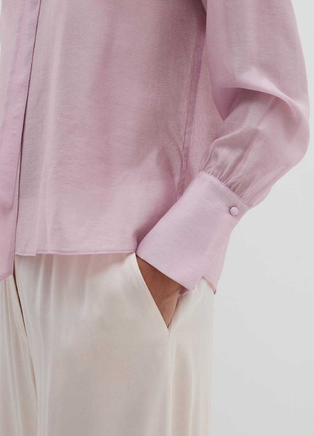 Stefanel Blusa in Tencel muslin con fiocco Vendita