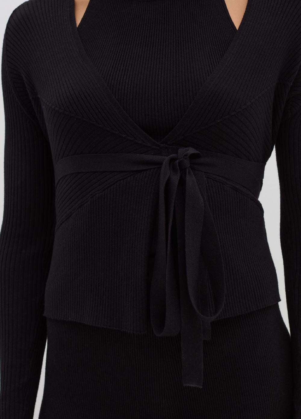Stefanel Cardigan in crêpe a costine Promozione Limitata