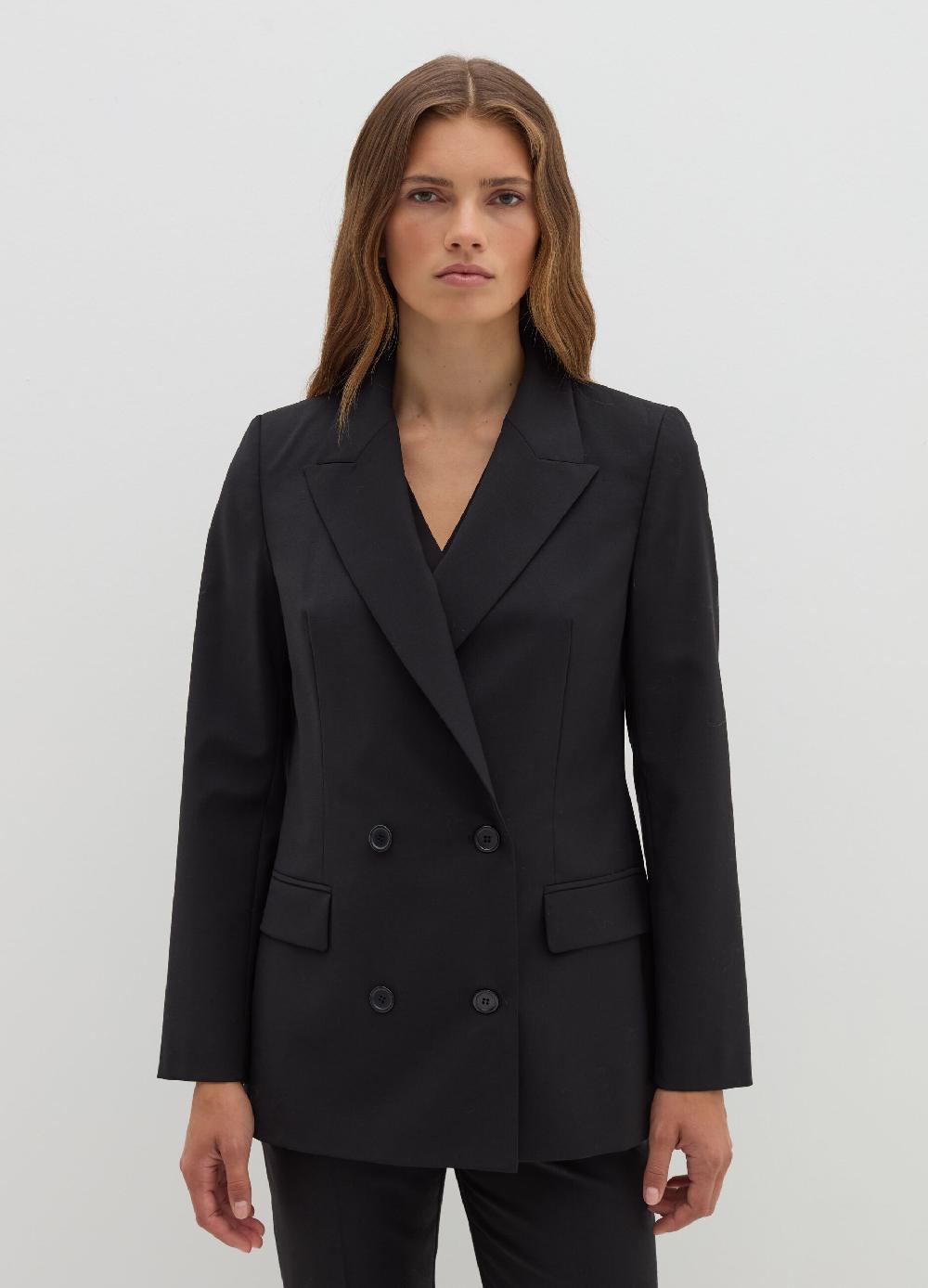 Stefanel Blazer doppiopetto in fresco lana Sottocosto