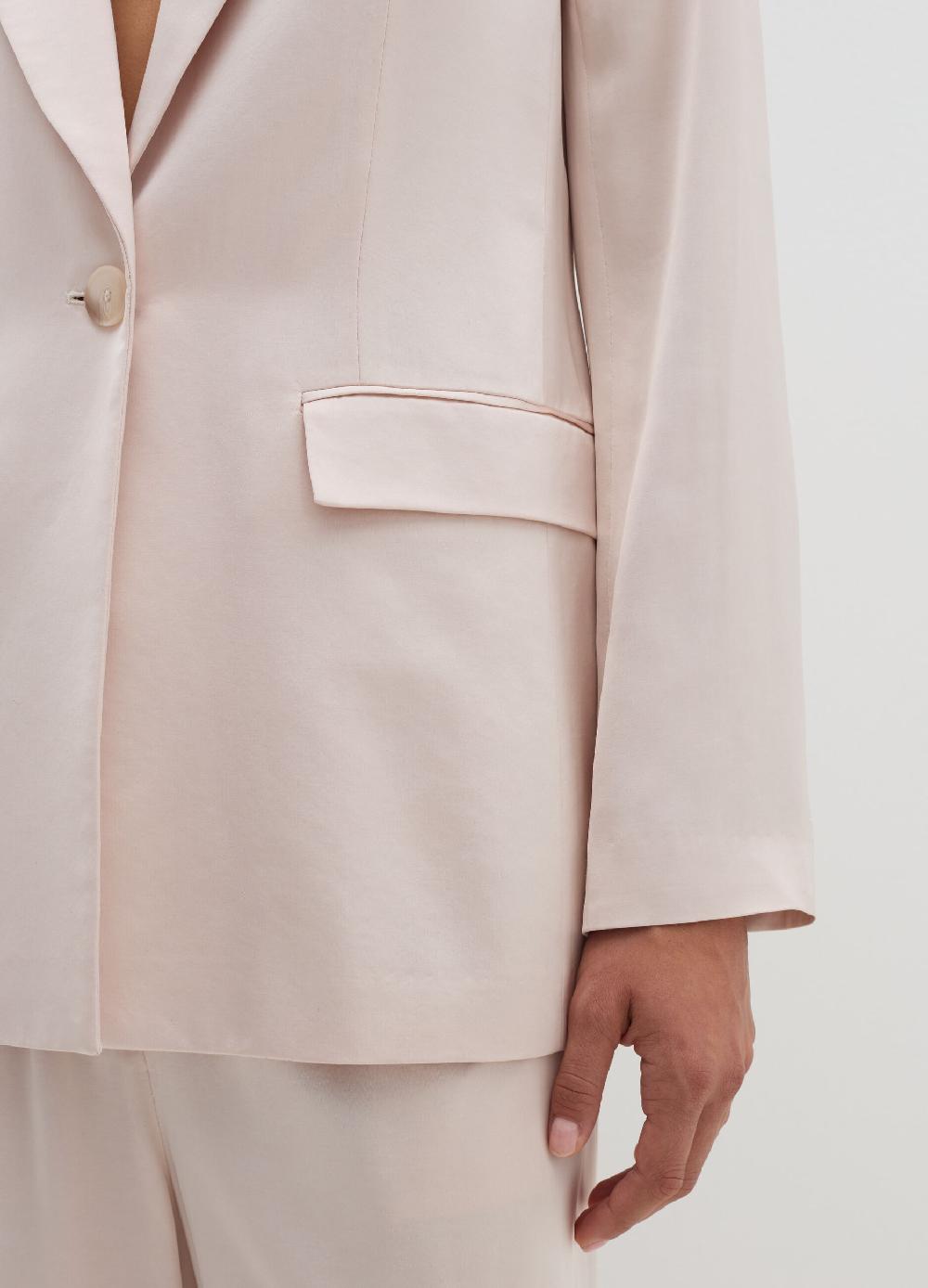 Stefanel Blazer fluido monopetto in viscosa satin Economico