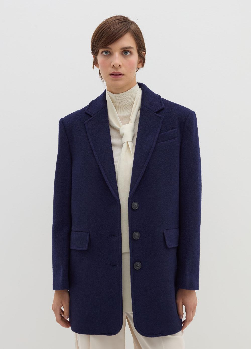 Stefanel Cappotto sette ottavi in panno Outlet