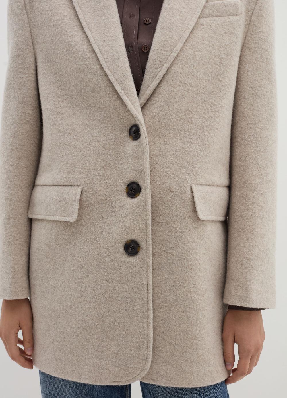 Stefanel Cappotto sette ottavi in panno Saldi