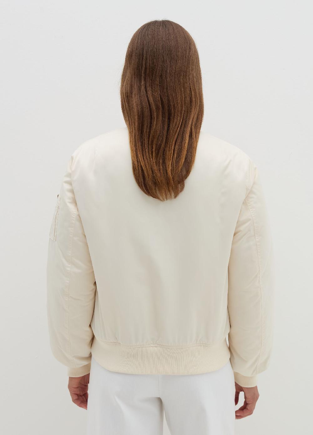 Stefanel Bomber full-zip effetto satin Nuova