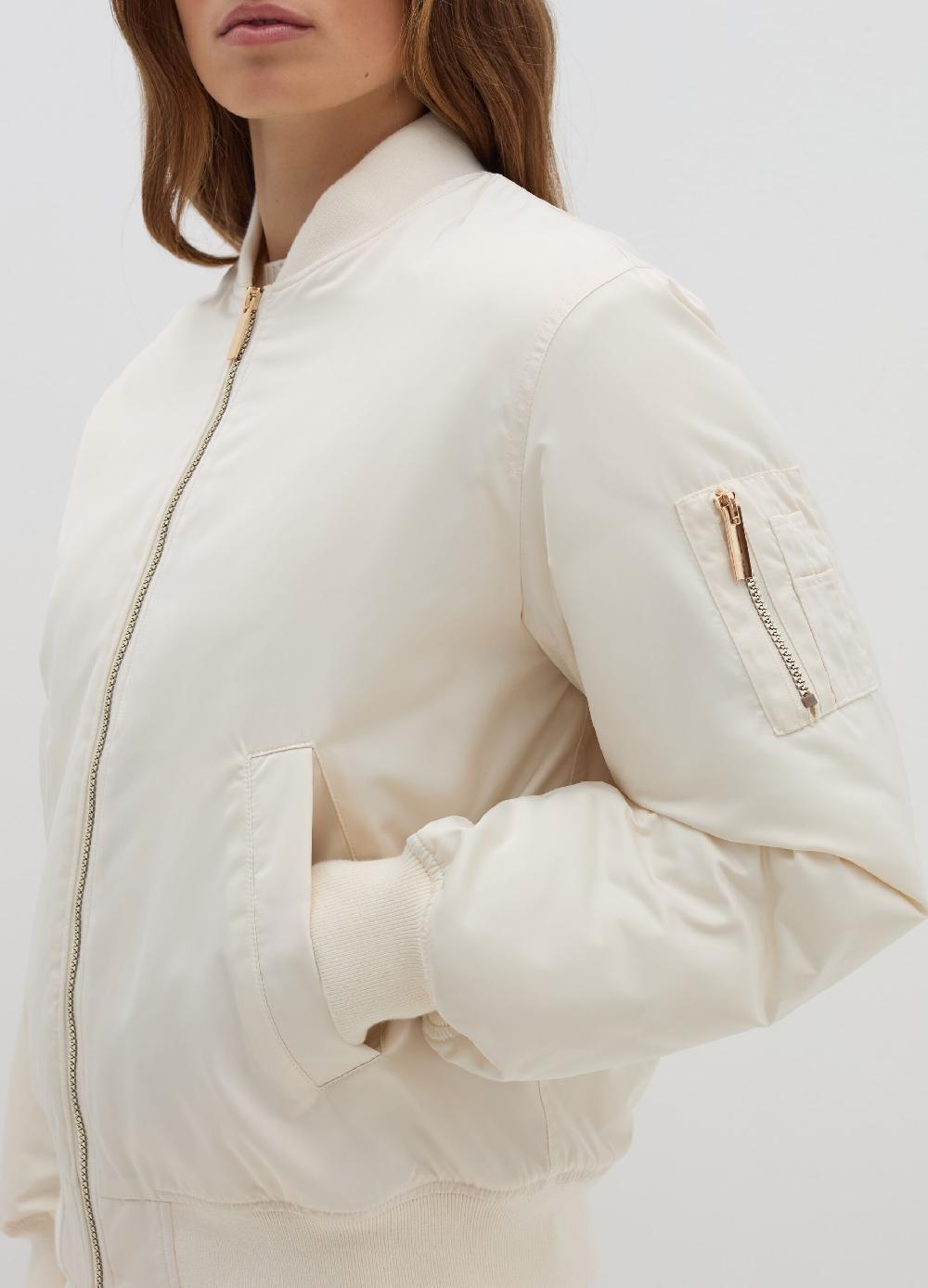 Stefanel Bomber full-zip effetto satin Nuova