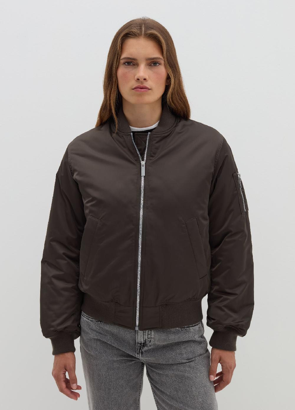 Stefanel Bomber full-zip effetto satin Italy