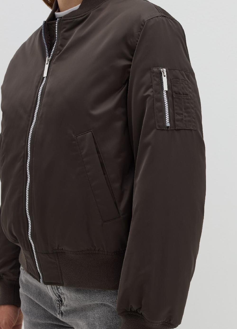 Stefanel Bomber full-zip effetto satin Italy