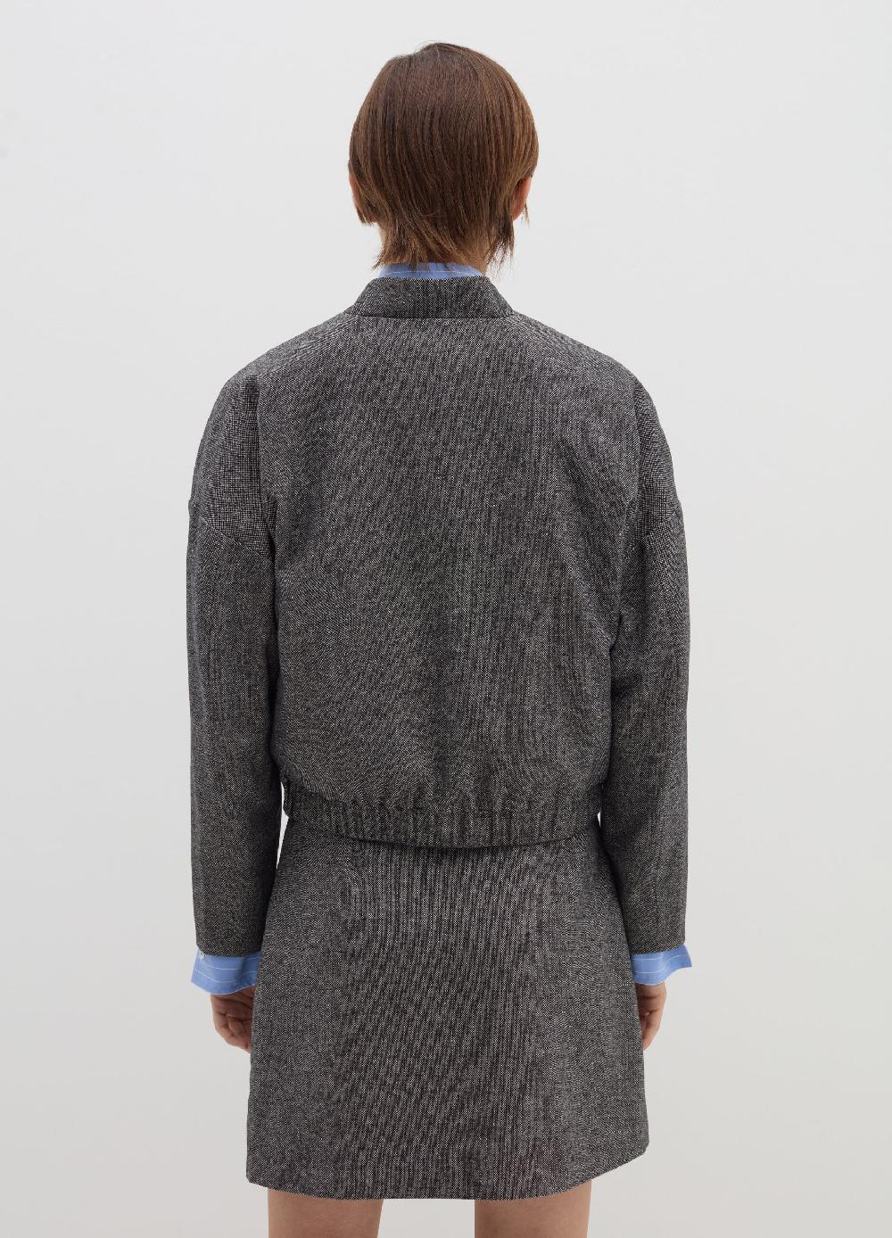 Stefanel Giacca corta in tweed con bottoni 2025
