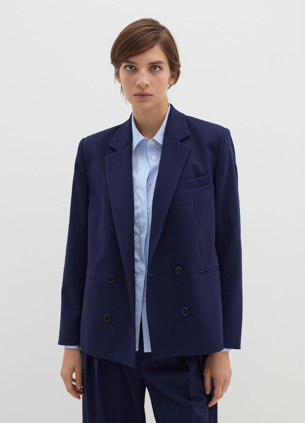 Stefanel Blazer doppiopetto in flanella In Linea